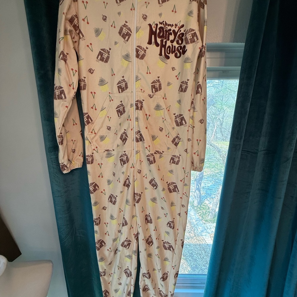 Harry Styles Onesie Pajamas  - Cream